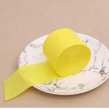 4pcs UV Fluorescent Crinkle Paper Decoration, Colorful Party Decorative Streamers, Glow-In-The-Dark - Multicolor - View 7