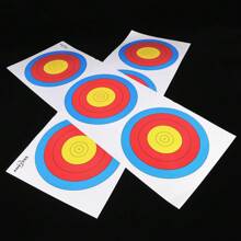 20 piezas Objetivos de Competición Internacional de Tiro con Arco, Objetivo de Competición de Compuesto a 18m, Objetivos de 23*67cm