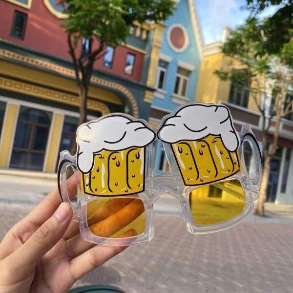 VINCAN 1pc Bar Bounce Beach Party Beer Mug Funny Glass, Unisex Rock Theme Party Favors, Valentine's Day Decorations, Guest Wedding Favors, Bridesmaids Gifts, 2025 Graduation Decorations, Beer Mug Decorations, Bachelor Party Decorations, Party Favors, Bridesmaids Gifts, Party Supplies