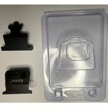 Recortadora de cabello inalámbrica profesional Kemei KM-2299 - Recorte de precisión de 0 mm, cuchillas de metalurgia en polvo, recargable por USB, calidad de salón | Recortadora de cabello eléctrica para barberos y uso doméstico | Diseño elegante y duradero, regalo para hombres - Negro - Ver 15