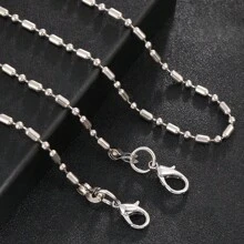 Minimalistische ultrafeinen Ketten DIY Zubehör, wechselbarer & abnehmbarer Smartphone-Umhängeband, Bambusknoten Metall winziger Riemen als Party Handtaschen Zubehör
