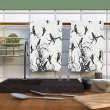 2er-Set Geschirrtücher mit Schwarz-Krähen-Muster für Halloween, hochsaugfähige Geschirrtücher, ideal für Kochen, Backen, Küche und Badezimmer - Verschiedenfarbig - Übersicht 4