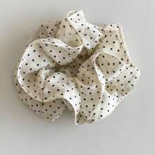 1pc White Elegant Lace Hollow Flower Scrunchie, Multilayered Stretchy Hair Accessory, Minimalist & Versatile For Daily Use Scrunchies Hair Ties Scrunchy Hair Ties