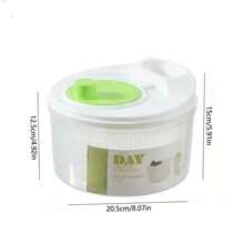 1pc Multi-Function Vegetable & Salad Spinner, Manual Kitchen Fruit & Vegetable Dehydrator Dryer,Kitchen Items For Ultimate Kitchen Efficiency With Cozy Fall& Winter Styles, Sink Side Hygienic Kitchen Tools