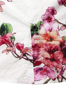 Men's Flower Casual Button Down Short Sleeve Hawaiian Shirt - Xanh Hồng - Xem 11