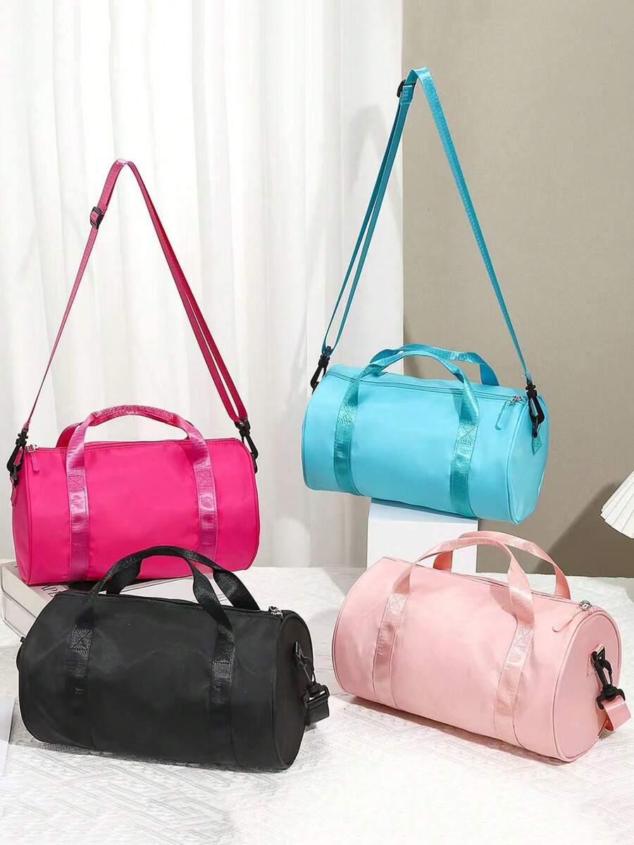 1pc Sports & Fitness Bag, Large Capacity Travel Duffel Bag, Wet & Dry Separation, Lightweight And Convenient For Men And Women