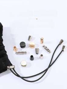 8件/套 弹性靴带 绳鞋带 腿部绑带 固定带 装饰 适用于过膝长靴，防滑 - 彩色 - 查看 5