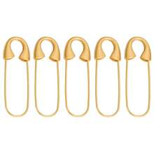 2/5Pcs Pin Matt Gold Plated Copper Brass Pin Brooch For DIY Badge Craft Findings DIY Sewing Jewelry Making Supplies - Multicolor - View 8