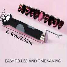 Cat Eye Nail Magnet Set Special Tool Paperclip Ultra Strong Nail Art Cat Eye 3D Heart Shaped Magnet For Creating Heart Shapes On Nails Nail Accessories Tools