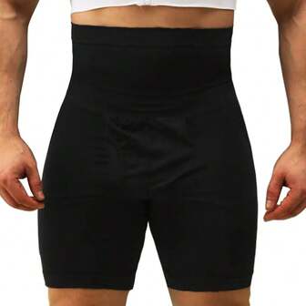 Men Tummy Control Shorts Body Shaper Compression High Waist Trainer Belly Trimmer Panties Slimming Shapewear Boxer Underwear