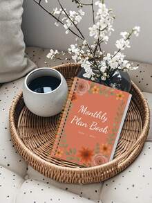 Trees 2026-2027 年计划本，周计划/月计划笔记本，螺旋装订，学术预约簿，日程日记，提升效率，8*6 英寸