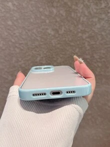 简约天蓝色亚克力透明手机壳,适用于 17 Pro Max/17 Pro/17 Air/17/16 Pro Max/16/16 Pro/16 Plus/11/15/15 Pro/15 Pro Max/12/13/14 Pro Max/XS/XR/11 Pro/11 Pro Max/12 Pro/12 Pro Max/13 Pro/13 Pro Max/7 Plus/14 Pro/14 Pro Max/14 Plus/12 Mini/13 Mini,经久耐用,抗黄变,防摔。 - 天藍色-果凍色 - 查看 7