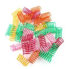 8/50pcs/Set Durable Interactive Toy Set For Cats And Dogs, Essential For Spring Entertainment, Scratch & Bite Resistant Pet Toys [Random Color Delivery]