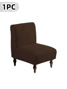 Armless Accent Slipper Chair Cover Slipcover,Stretch Spandex Removable Jacquard Non-Slip Slip Cover For Accent Chair Without Arms Furniture Protector For Living Dining RoomArmless Accent Slipper Chair Cover Slipcover,Slipper Chair Removable Fabric Stretch Spandex Removable For Armless Chair Furniture Protector Covers For Living Dining Room