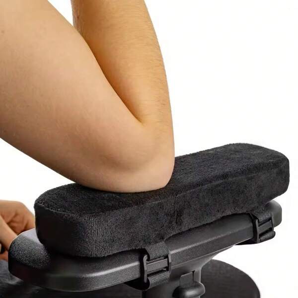 Coussinets d'accoudoir en mousse à mémoire de forme, coussin de soutien pour les bras de fauteuil de bureau, s'adapte universellement à la plupart des fauteuils de bureau. Fournitures scolaires, rentrée des classes