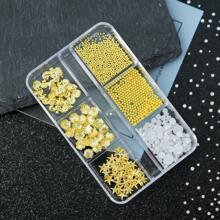 Set di accessori per unghie in stile kawaii, con 6 griglie/scatola, accessori in metallo con borchie, conchiglie, fenicotteri, stelle marine, per unghie in stile oceanico, decorazioni per unghie in stile premium metallico Y2K, set di forniture per unghie fai da te, gemme per unghie, kit per unghie, accessori per salone di unghie, strumenti essenziali per tecnici di unghie