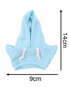 Macaron Color Hoodie Suitable For 17cm Blind Box Figurine Pendant Doll Outfit, Match (Doll Not Included) - Multicolor - View 15