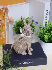 تزيين على شكل أرنب كرتوني، مناسب لغرفة النوم وغرفة المعيشة