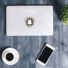 3 Inch Polyethylene Sticker, "Living The Dream! One Nightmare At A Time" Cute Ghost Round Metal Sign - Gothic Cottagecore Wall Decor For Bedroom & Halloween | Gift For Goth Aesthetic Lovers. Waterproof, Easy To Paste, Waterproof And Oil-Proof, Clear Pattern, Reusable Stickers, Rich Colors, Fun Life Art, Suitable For Car Stickers, Laptops, Phones, Water Bottles, Books And Other Colorful Sticker Decorations.