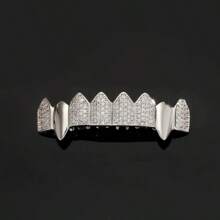 Popular European & American Style Fang Tooth Caps, Fashion Grillz, Unisex Hip Hop Performance Decorative Teeth Accessories