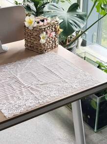 Hollow Lace Table Placemats, Suitable For Restaurants, Weddings, Banquets, Parties, Home Dining Table Decor, Romantic Parties, Charming Weddings
