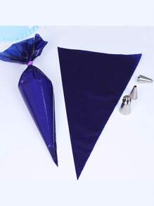 Sable Piping Bags Extra Large Thicken, Pastry Bags, Icing Piping Bags, Anti - Burst Piping Bags, 21inch Pastry Bags Icing Piping Bags For Cupcakes Dessert Cakes Decorating, 21 Inch Dark Blue Roll Bag Disposable Decoration Bag Large Thick Cream Bag, Kitchen, 1pc/22Pcs /50Pcs