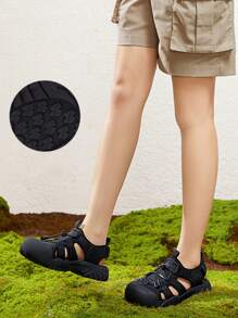 CAMEL CROWN Sandalias casuales de mujer, sandalias deportivas casuales de verano de punta abierta, zapatos de agua de playa y zapatos de río.