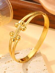 2/1 pièce Ensemble de bracelets personnalisés en acier inoxydable multicolore avec un design de fer à cheval et unique, convenant aux hommes et aux femmes, durable, étanche, anti-allergique, bijoux, cadeau de vacances et d'anniversaire