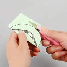 1 Piece Of Durable Portable Scissors - Safe, Lightweight, Easy To Store, Suitable For Crafts, School, Office, DIY Projects, Available In 3 Colors And Multiple Styles - Black - View 4