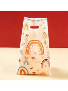 10/25/50pcs,Bohemian Rainbow Goody Bag Candy Bags Wedding Party Decor Outdoor Party Birthday Supplies Shower Decor Gift Bags