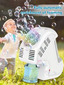 Portable Automatic Bubble Machine Gun, Mini Handheld Bubble Blower Toy For Outdoor Summer Play, Party, Wedding Decoration (No Battery, No Bubble Solution Included)