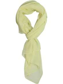 2025PANTONIGHT Long Chiffon Sheer Scarf For Womens - 714 Light Yellow - View 1