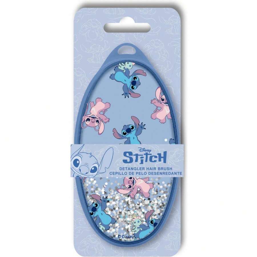 Lilo Y Stitch Children's Hair Detangling Brush With Stitch - Stitch. - View 1