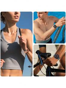 أربطة مطاطية متوافقة مع أربطة Fitbit Versa 2/أربطة Fitbit Versa 2 للسيدات/أربطة Fitbit Versa، مع إبزيم مغناطيسي، أربطة ساعة ذكية من نايلون ناعم ل- Fitbit Versa 2/Versa/Versa Lite/SE - ل- Versa 2 - مشاهدة 5