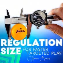 Sports 1 - Juego de 6 Pelotas de Tenis de Mesa, 40 mm - Naranja - Ver 5