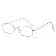 Gafas de hombre plateadas, adecuadas para uso diario - Plateado - Ver 3