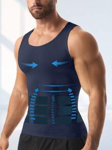 Shapewear Vest For Mens Compression Tummy Control Tank Top Underwear Slimming Belly Boobs Gynecomastia Muscle Shirts Body Shaper Undershirts Training Sports Gym Fitness