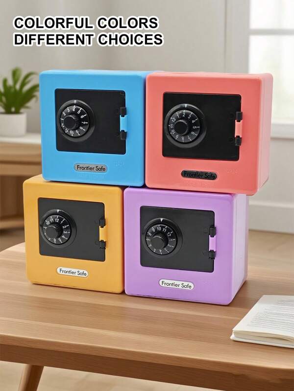 Combination Lock Money Box | Secure Piggy Bank & Storage Box | Student Graduation Birthday Gift (Multi-Color),For Back-To-School Season, Halloween, Christmas