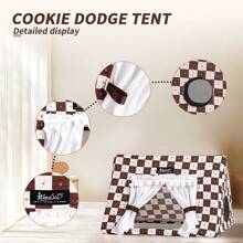 ITANDME Meerschweinchen Unterschlupf mit Vorhang ohne Boden Kaninchen Bett Kaninchenbetten leicht zu reinigen & stabil Igel Bett Kleintier Bett für Frettchen Eichhörnchen Chinchilla Hamster Maus Ratte