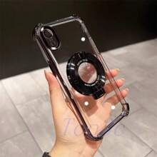 Funda de teléfono universal magnética de 4 esquinas con soporte giratorio anti-caída compatible con Apple, Redmi, Poco, Infinix