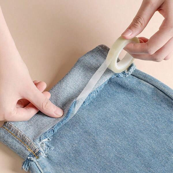 No-Sew Hem Tape, Self-Adhesive Fabric Fusing Bond Tape For Easy Pants And Garment Hemming