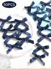 20 piezas/50 piezas Pasadores de pelo en forma de mariposa mini de color azul marino para niños, una excelente opción de regalo