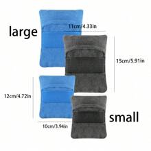 Éliminateur de sable pour la plage, sac éliminateur de sable, pochette de poudre éliminatrice de sable pour les vacances à la plage, le camping (ne contient pas de poudre de talc)