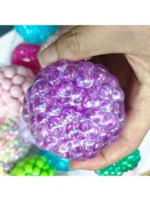 1/2/3 piezas Pelotas de estrés de colores para adultos, pelotas con forma para que los adultos las manipulen para aliviar el estrés, pelotas adhesivas de manipulación, pelotas de apretón de colores