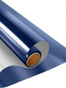 1 Roll Of One-Way Privacy Window Film, Heat Insulating Film Window Sunscreen Window Film One-Way See-Through Anti-Peeping Sunshade Balcony Anti-Travel Shading Glass Sticker Home Decoration, Anti-UV Heat Control For Home Office, Reflective Heat Control Anti-UV Glass Door Sticker - Multicolor - View 26