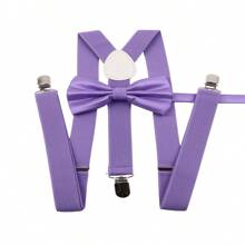 1 Stück Mode Unisex Hosenträger mit Fliege Design, Herrenhosenträger