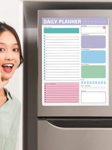 BUBU 1pc To Do List Notepad- Daily To Do CheckLists, Grocery Checklist, Daily Schedule Note Pad And More,Daily Task Planning Pad Back To School Supplies
