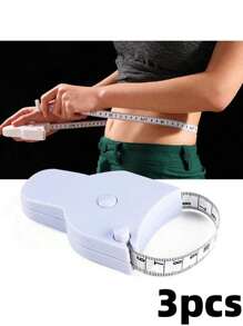 1pc 60IN/1.5m Auto-Retract Ruler - Simple & Stylish, Waist Measurement Tape, Portable Retractable Height Measure Tool, Industrial Sewing & Cutting Ruler Gym Accessories, Deporte, Gimnasio, Ejercicio En Casa, Maquinas De Gimnasio, Entrenamiento En Casa