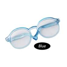 1 Stück - Neues Produkt 2025 (6,5 cm 3-Zoll BJD-Puppe) vielseitige transparente Brille, Puppensonnenbrille für den Sommer mit Multifunktion, farblich abgestimmt - Geschenk für Urlaub/Geburtstag