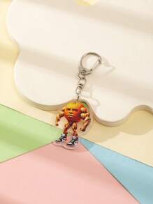 1 Pc Acrylic Strange Italian Silly Animal Shan Hai Jing TungTungTungTung Sahur/Tralalero Tralala/Lirili Larlla/Bombardiro Ctocodilo/Boneca Ambalam//Brr Brr Patapim Character Style Theme Keychain Pendant Backpack Ornament/Bag Accessories/School Bag Accessories/Purse Pendant/Friend's Gifts